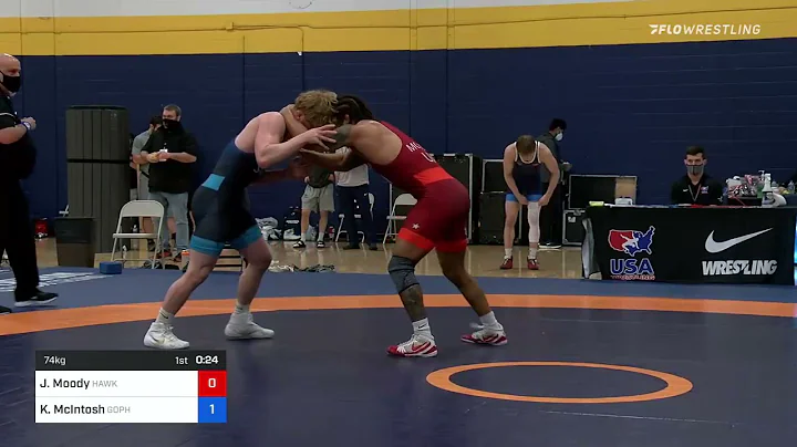 74 Kg Consi Of 8 #1 - Jeremiah Moody, Hawkeye Wres...