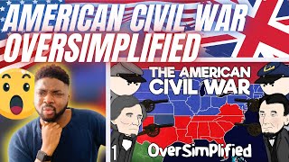 🇬🇧BRIT Reacts To THE AMERICAN CIVIL WAR - OVERSIMPLIFIED PART 1