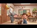Baby Enters Animal School by Mistake | kids nursery rhymes | Baby Song, Funny School Cartoon 🏫🐶🐱