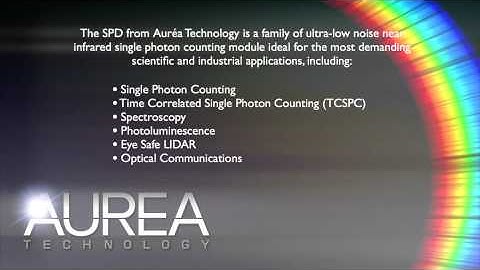 AUREA Photon counter & TCSPC 2012