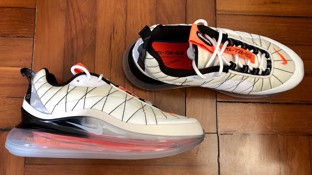 Nike AIR MAX 720-818 BLACK MAGMA ORANGE On Foot Review 