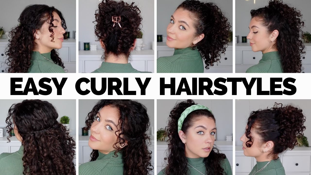 Easy Updo for Naturally Curly Hair - Luxy® Hair