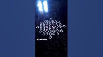 9*7-7-5-1 dots beautiful sikku kolam #rangoli #muggulu #kolam#dailyrangoli #shortsfeed