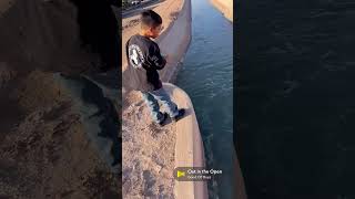 Catfish action. #canalfishing #goodolboyz #DDK #StayDusty #DustyDesertKids #fishing