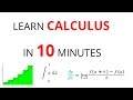 Learn Calculus in 10 Minutes