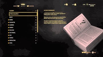 The Witcher 3: Wild Hunt - Glossary Tutorial Text Details: Alchemy Ingrediants Information Overview