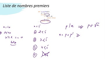 Initiation à Python : Manipulation de listes et crible d
