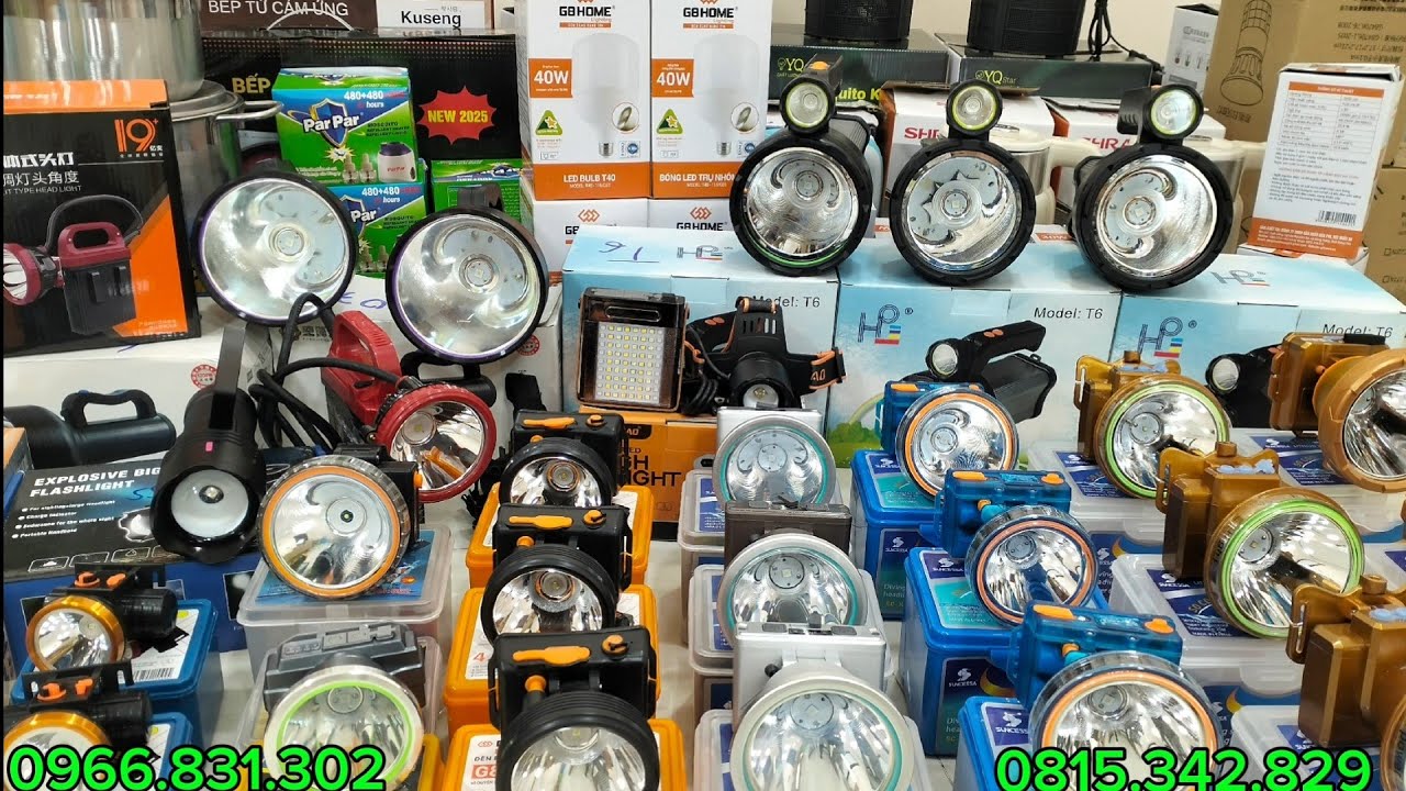 Đèn pin về các loại,đèn pin chống nước siêu bền, đèn cầm tay sai mặt to, đèn bình ác quy đủ ánh sáng