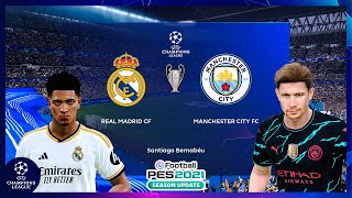 ⚪⚪ Real Madrid CF vs Manchester City ⚫⚫ ● Cuartos de Final Ida ● UEFA Champions League 🏆🔵🟣 #ucl