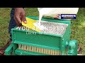 MAKING CHALK WITH A KISA PROJECTS IMM DUSTLESS CHALK MAKING MACHINE OF 400 CAVITIES