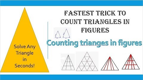 Counting Triangles Trick: Solve Any Triangles in Seconds! 🤯 #triangle #tricks #viralvideo #viral #yt