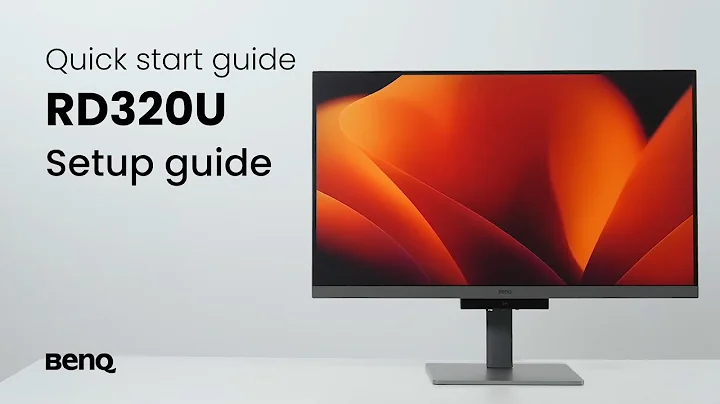 BenQ RD320U monitor: Unboxing & quick start guide
