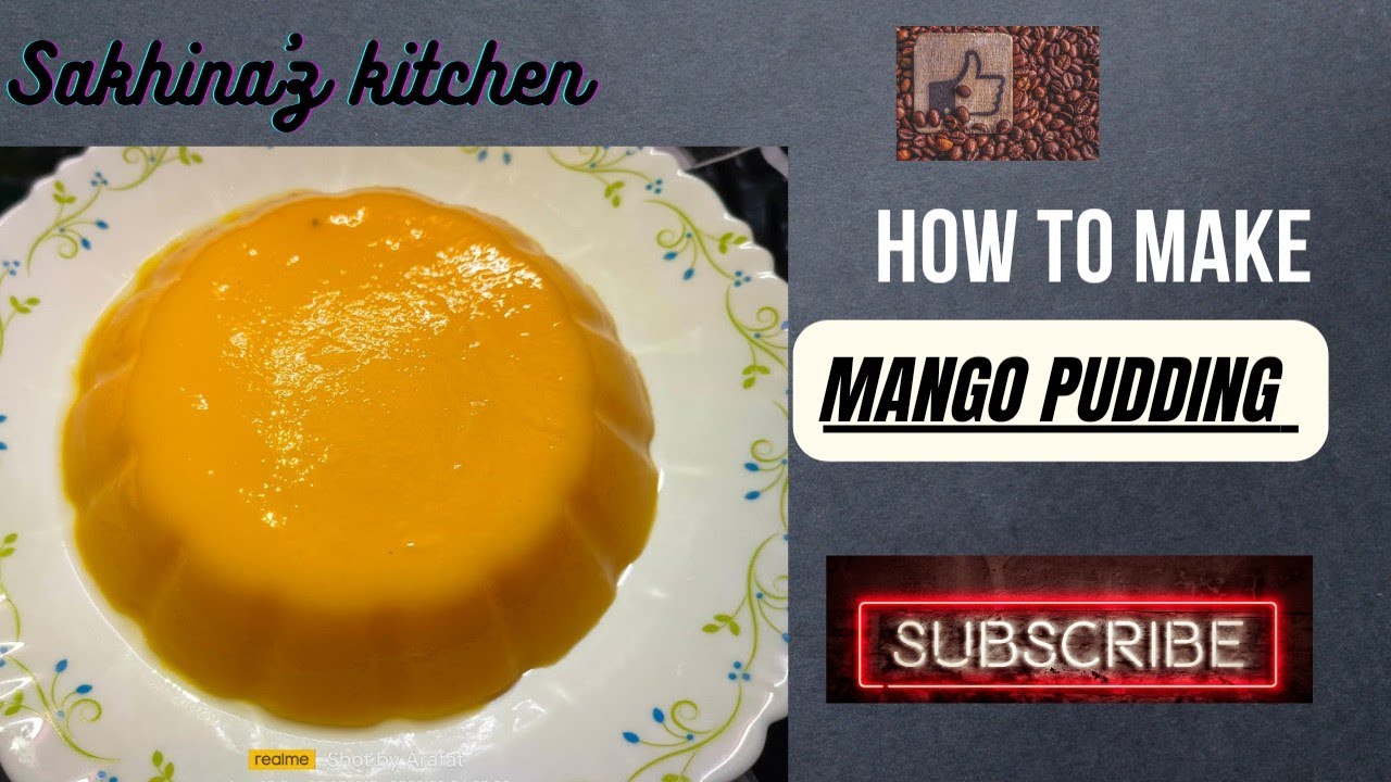 mango pudding || mango recipe ||pudding || #youtube #shortsvideo # ...