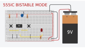 555 Timer IC in Bistable Mode