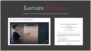 Lecture Preview | SIMPLE Algorithm Course