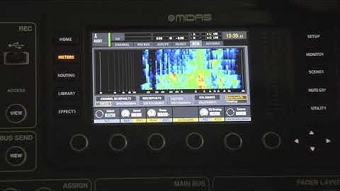 Configurar RTA velocidad y sus demás parámetros Midas y Behringer x32 m32