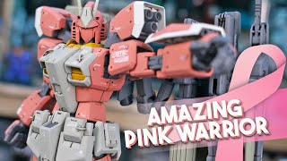 MG Gundam Amazing Pink Warrior - Custom Gunpla Final Review!