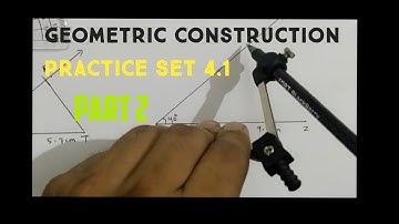 Geometric construction std 10th practice set 4.1  I Part 2 I Construction of similar triangles I