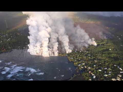 Kilauea 'WINTER Weather' ALERT!  Lava Sparks Weather Advisory on  Big Island as Lava Steams Ocean!