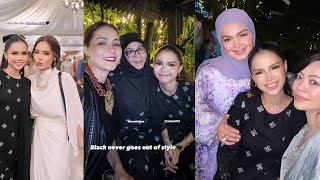 Bella Astillah & Erma Fatimah Terpakai Baju Raya Yang Sama Semasa Beraya Dengan Rakan Artis