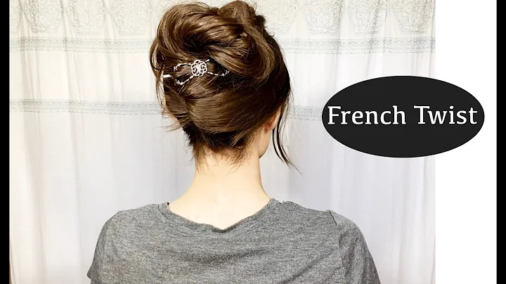 How to use a Flexi Clip for a FRENCH TWIST UPDO | ...