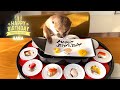 カワウソハナの誕生日は回転寿司パーティーで大興奮！　Otter Hana Happy Birthday Conveyor Belt Sushi Party!