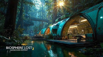 Biosphere Lost 2 | Deep Calming Sci-Fi Ambient Music | 4K