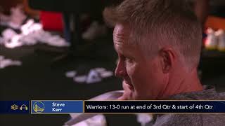 Steve Kerr said it 'We're GOING to FINISH this in Boston!'   Steve Kerr following Game 5 win WIRED