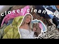 HUGE closet cleanout! *decluttering & organizing*