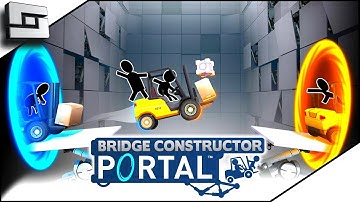 Level 60 Cheat! BRIDGE CONSTRUCTOR PORTAL! The Finale!