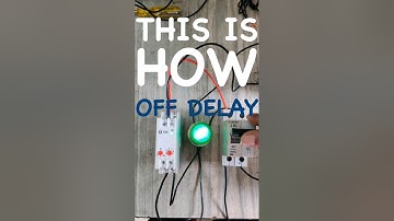 OFF Delay Timer #electrical #throughthecircuits #shorts #timer
