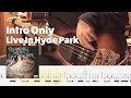 Intro/Can't Stop - Live In Hyde Park - Red Hot Chili Peppers (Bass Cover with Tab)