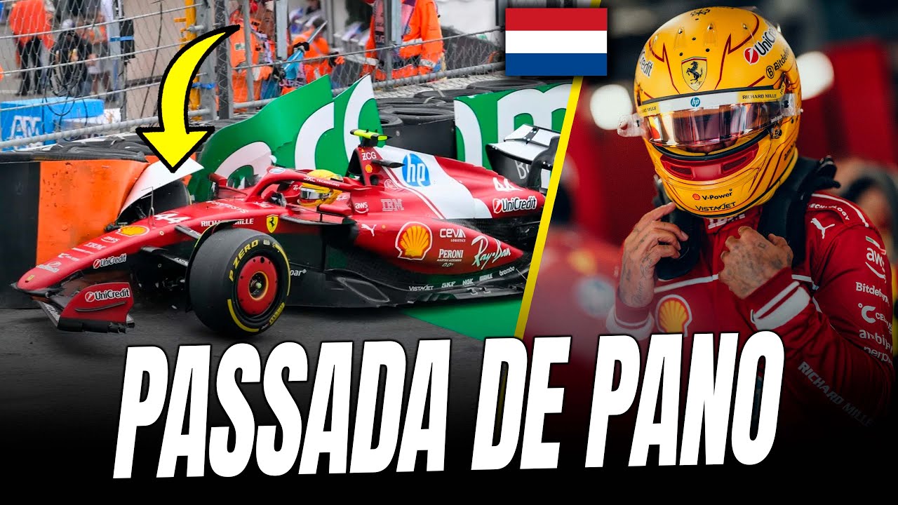 Passada De Pano Após Batida E Punição: Lewis Hamilton Próximo De Leclerc No Gp Da Holanda De F1