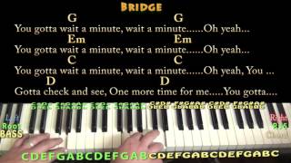 Video thumbnail of "Please Mister Postman (Beatles) Piano Cover Lesson in G with Chords/Lyrics"