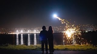 Steel Wool Shooting Out of a Drone