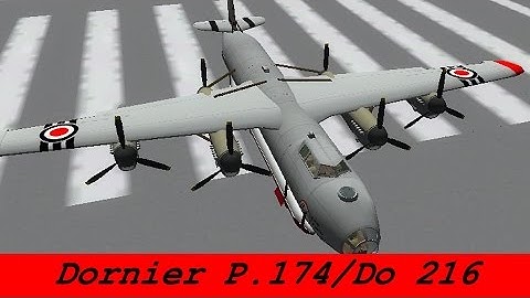 KSP Dornier P.174 / Do 216, concept plane, Firespitter