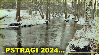 DRAMAT NAD WODĄ!!! - MÓJ nowy sprzęt na PSTRĄGI | styczeń 2024 i zimowe pstrągi