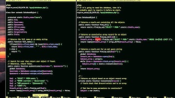 DatabaseObject class for CRUD uses Late Static Binding (1)