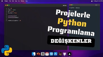 Projelerle Python Programlama | Değişkenler