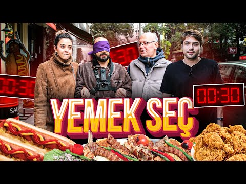 Sokakta Gözü Kapalı Yemek Seç | 30 Saniyen Var!