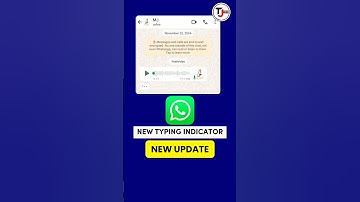 WhatsApp new typing indicator || Typing Indicator within chat 2024 #techjalal