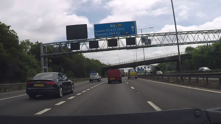 UK Motorways - M6 Eastbound - M42 Junction 4A