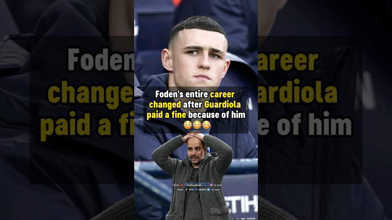 ⁣Phil Foden's career CHANGED after this incident 😳 #football