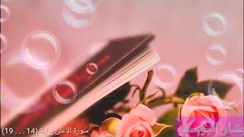 سورة الأعلى -أية (14•••19)