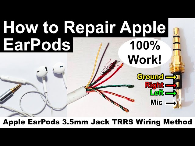 How to Repair Apple EarPods - Replace Jack - Wiring Method 👍🏻👍🏻👍🏻 