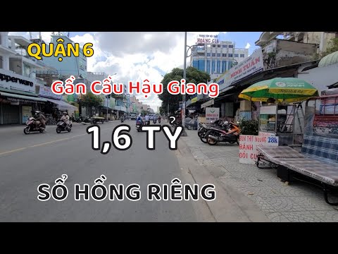 Quận 6 | Cập nhật giá mới 1,5 tỷ Bán nhà sổ hồng riêng, gần Trường Học Nguyễn Văn Luông