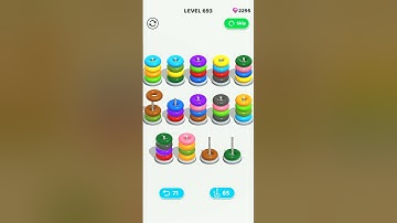 Level-693 in color hoop stack