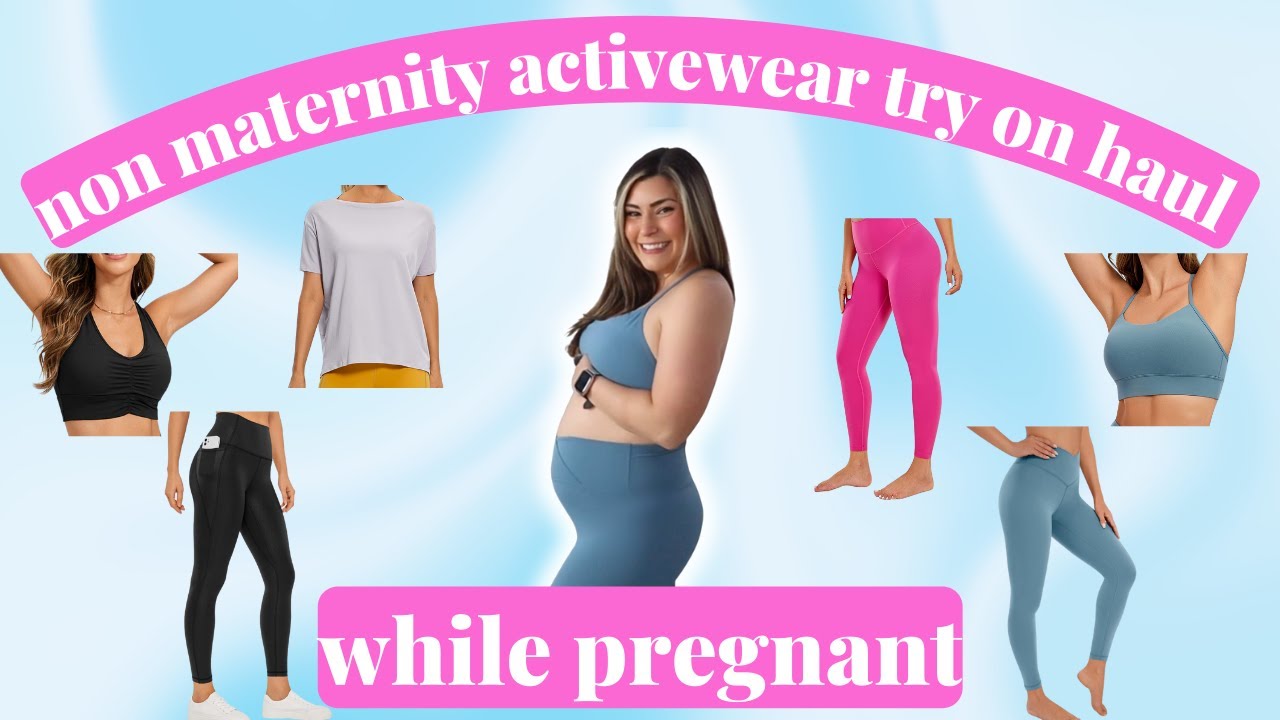 CRZ yoga as maternity activewear - TRY ON HAUL 