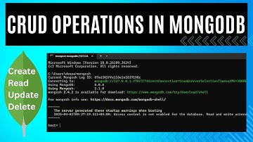 Master CRUD operations In MongoDB