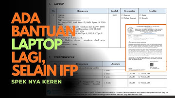 ADA BANTUAN LAPTOP LAGI UNTUK SEKOLAH, SELAIN IFP | KALIAN SUDAH DAPAT ?